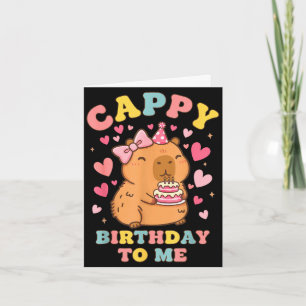 Alles Gute zum Geburtstag für lustige Capybara-Geb Karte