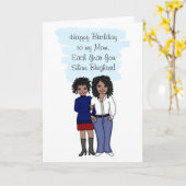 Alles Gute zum Geburtstag für meine Mama Karte (Gelbe Blume)