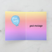 Alles Gute zum Geburtstag! Geburtskarte Dankeskarte (Innenseite)