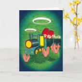 Alles Gute zum Geburtstag! - Geburtskarte Karte (Gelbe Blume)