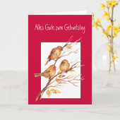 Alles Gute zum Geburtstag, Geburtstag, Karte (Gelbe Blume)