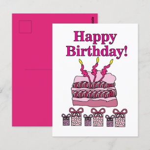 Alles Gute zum Geburtstag Geburtstagsfeier Geburts Postkarte