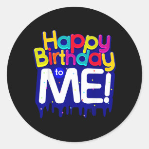 Alles Gute zum Geburtstag Geburtstagsfeier Runder Aufkleber