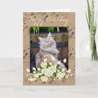 Alles Gute zum Geburtstag, Geburtstagskarte mit Ka Karte