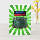 Alles Gute zum Geburtstag, Geek Karte (Gelbe Blume)