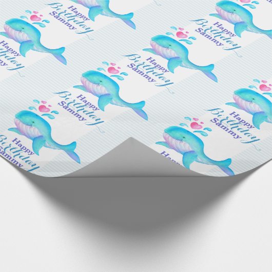 Alles Gute zum Geburtstag genannt Geschenkpapier (Ecke)