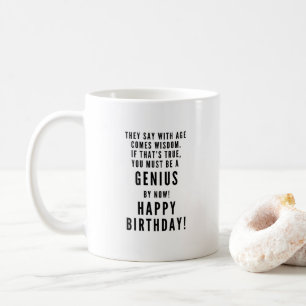 Alles Gute zum Geburtstag GENIUS sarkastisch lusti Kaffeetasse