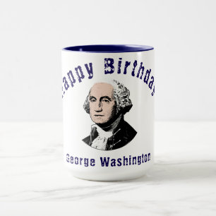 Alles Gute zum Geburtstag George Washington Einzig Tasse