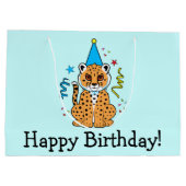 Alles Gute zum Geburtstag Gepard-CUBs Große Geschenktüte (Rückseite)