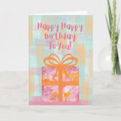 Alles Gute zum Geburtstag Geschenk Karte (Vorderseite)