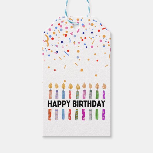 ALLES GUTE ZUM GEBURTSTAG GESCHENKANHÄNGER (Vorderseite)