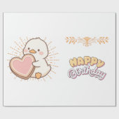 ALLES GUTE ZUM GEBURTSTAG  GESCHENKPAPIER (Flach)
