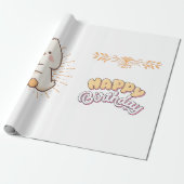 ALLES GUTE ZUM GEBURTSTAG  GESCHENKPAPIER (Ungerollt)