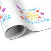 Alles Gute zum Geburtstag! Geschenkpapier (Rolleneckpunkt)
