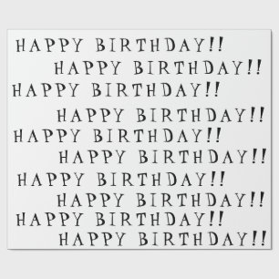 Alles Gute zum Geburtstag Geschenkpapier