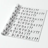 Alles Gute zum Geburtstag Geschenkpapier (Ungerollt)