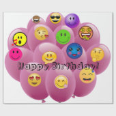 Alles Gute zum Geburtstag Geschenkpapier (Flach)