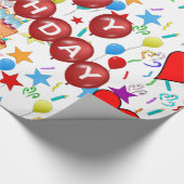 Alles Gute zum Geburtstag! Geschenkpapier (Ecke)