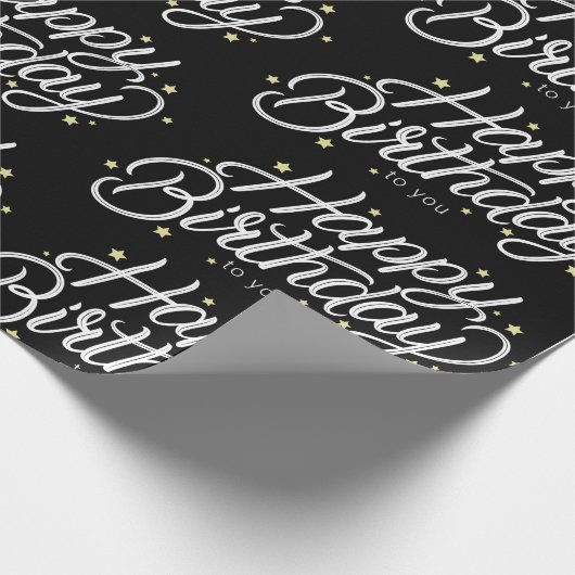 "Alles Gute zum Geburtstag! Geschenkpapier (Ecke)