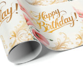Alles Gute zum Geburtstag, Geschenkpapier (Rolleneckpunkt)