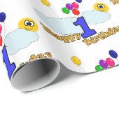 Alles Gute zum Geburtstag Geschenkpapier (Rolleneckpunkt)