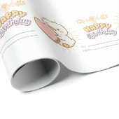 ALLES GUTE ZUM GEBURTSTAG GESCHENKPAPIER (Rolleneckpunkt)