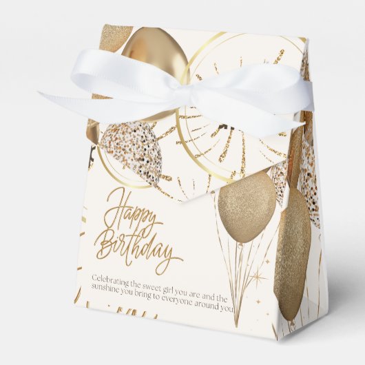 Alles Gute zum Geburtstag Geschenkschachtel (Vorderseite)