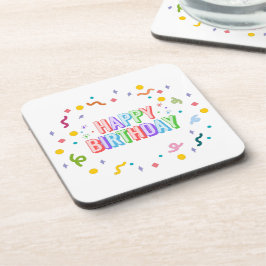 Alles Gute zum Geburtstag Getränkeuntersetzer