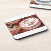 Alles Gute zum Geburtstag! Getränkeuntersetzer (Linke Seite)