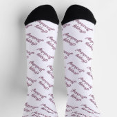 Alles Gute zum Geburtstag Glam Version Socken (Oben)