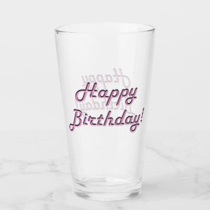 Alles Gute zum Geburtstag! Glas