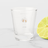 Alles Gute zum Geburtstag Glas, Prost Bier Schnapsglas (Rückseite)