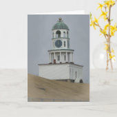 Alles Gute zum Geburtstag - Glockenturm Karte (Gelbe Blume)