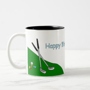 Alles Gute zum Geburtstag Golf & Bowling Tasse