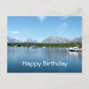 Alles Gute zum Geburtstag, Grand Teton National Pa Postkarte