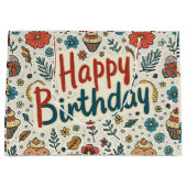 Alles Gute zum Geburtstag! Große Geschenktüte (Vorderseite)