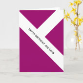 alles Gute zum Geburtstag, große Ohren Karte (Gelbe Blume)