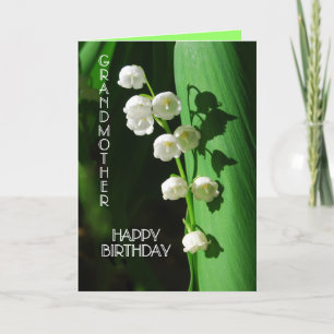 Alles Gute zum Geburtstag Großmutter Lily vom Tal Karte