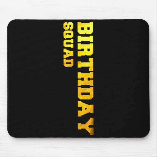 Alles Gute zum Geburtstag Gruppe Mousepad (Vorne)