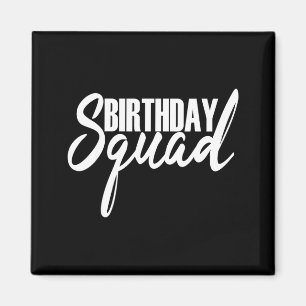 Alles Gute zum Geburtstag Gruppe Party weißes Gesc Magnet