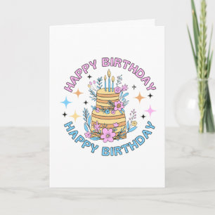 'Alles Gute zum Geburtstag'-Grußkarte Karte