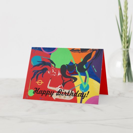 Alles Gute zum Geburtstag! Grußkarte Karte (Vorderseite)