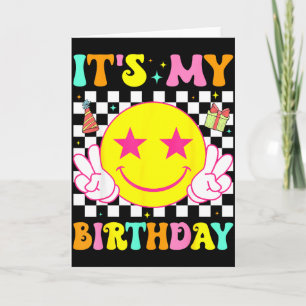 Alles Gute zum Geburtstag Happy Lächeln Gesicht Fr Karte