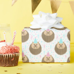 Alles Gute zum Geburtstag Hedgie-Muster Geschenkpapier
