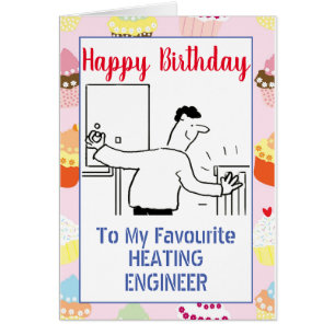 Alles Gute zum Geburtstag Heizungsingenieur