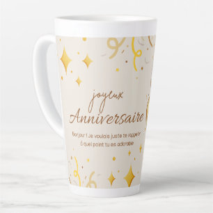 Alles Gute zum Geburtstag. Herzlichen Glückwunsch Milchtasse