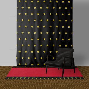 Alles Gute zum Geburtstag Hollywood-Fotobooth-Hint Wandteppich