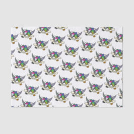 Alles Gute zum Geburtstag! Hummingvögel mit -Carto Seidenpapier