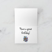 Alles Gute zum Geburtstag: Hündchen-Freunde Karte (Innenseite)