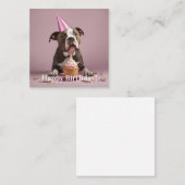 Alles Gute zum Geburtstag! Hunde essen Kuchen Begleitkarte (Vorne/Hinten)